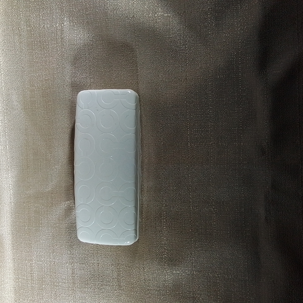 Coach White Eyeglass Case